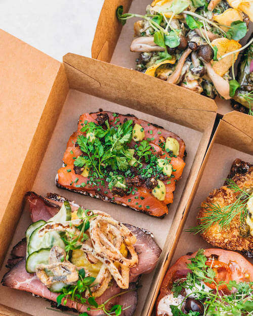 gourmet catering med Frederiksberg Smørrebrød